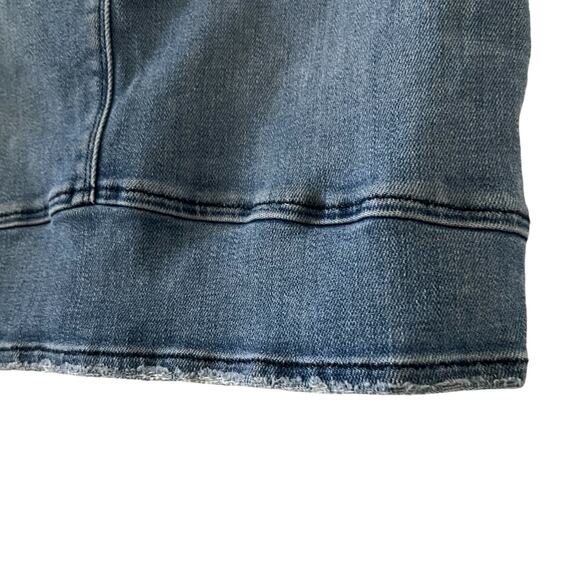 RtA Gisele Deconstructed Cargo Denim Mini Skirt Size S - Picture 6 of 12